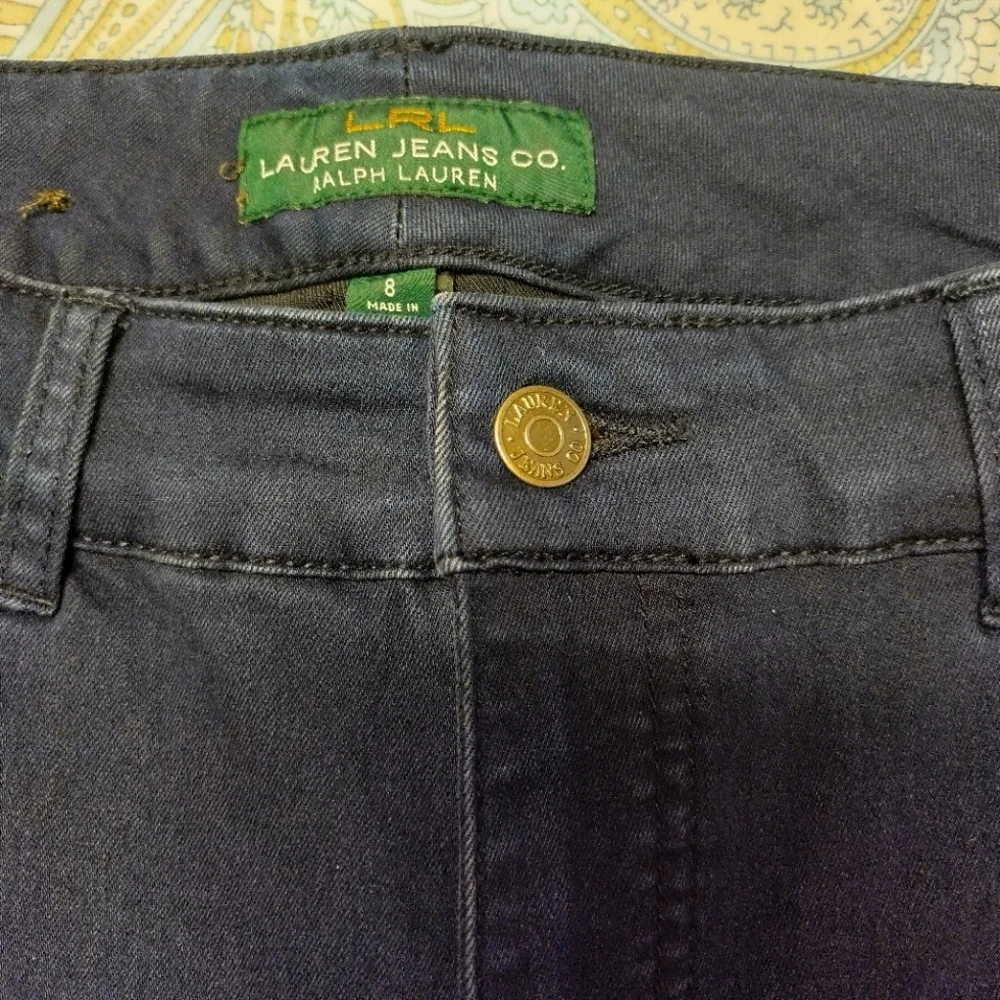 Lauren Ralph Lauren Jeans - Women's Size 8 - Dark Wash - Picture 3 of 8